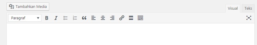 Cara Mengganti Text Editor Default WordPress 5
