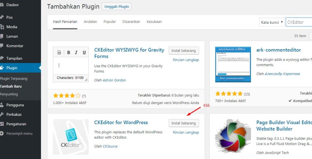 Cara Mengganti Text Editor Default WordPress 3