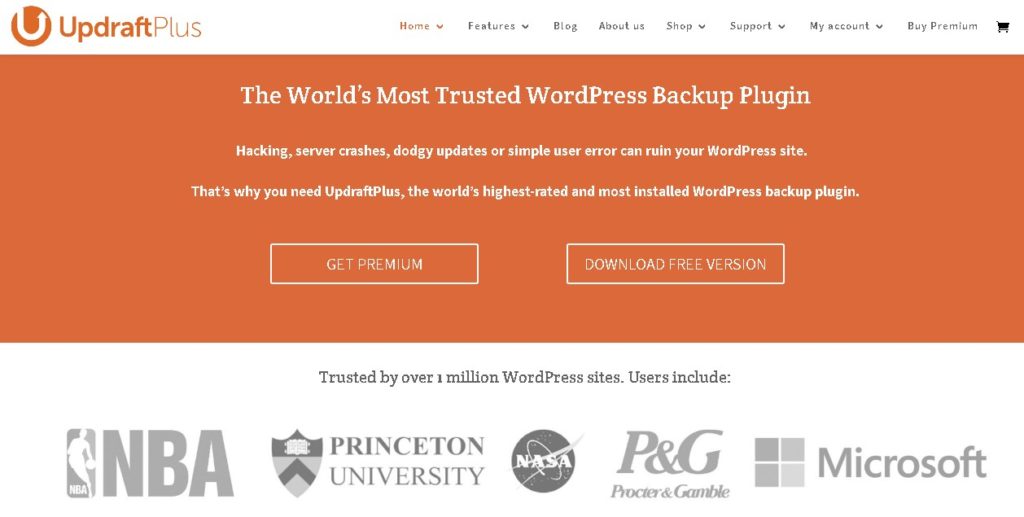 UpdraftPlus Plugin Untuk WordPress